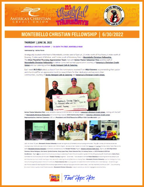 Montebello Christian Fellowship